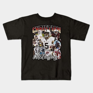 Christian McCaffrey College Vintage Bootleg Kids T-Shirt